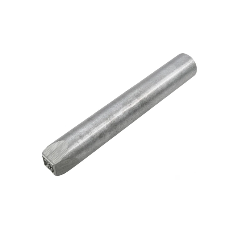 Stahlstempel zum Prägen in Metall - Abdruckmaße 10x10mm - CNC068