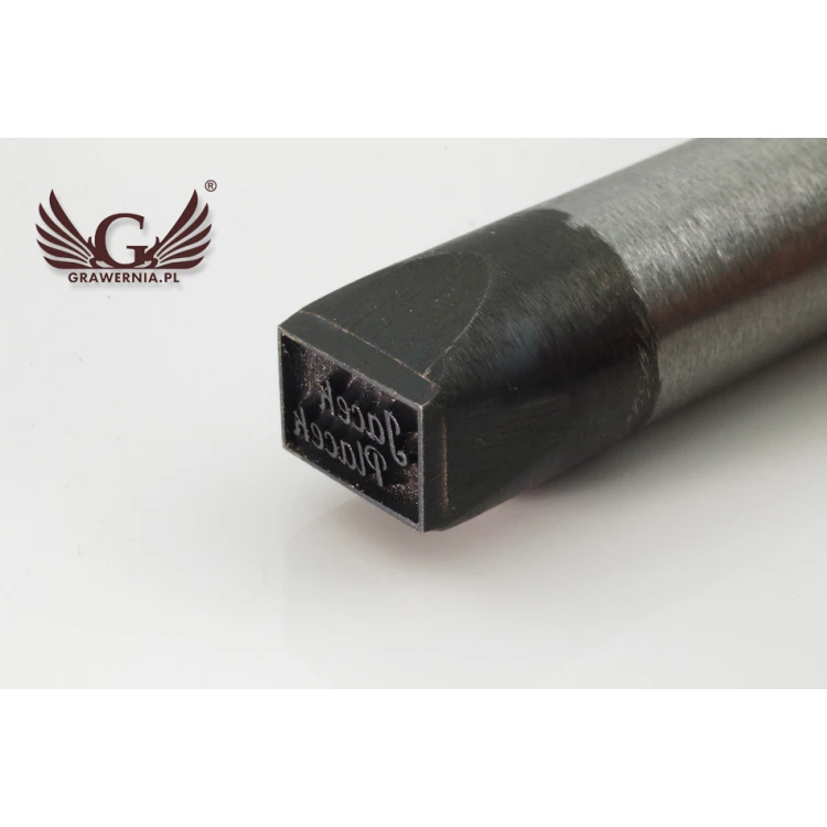 Stahlstempel zum Prägen in Metall - Abdruckgröße 11,53x7,8mm - LASER
