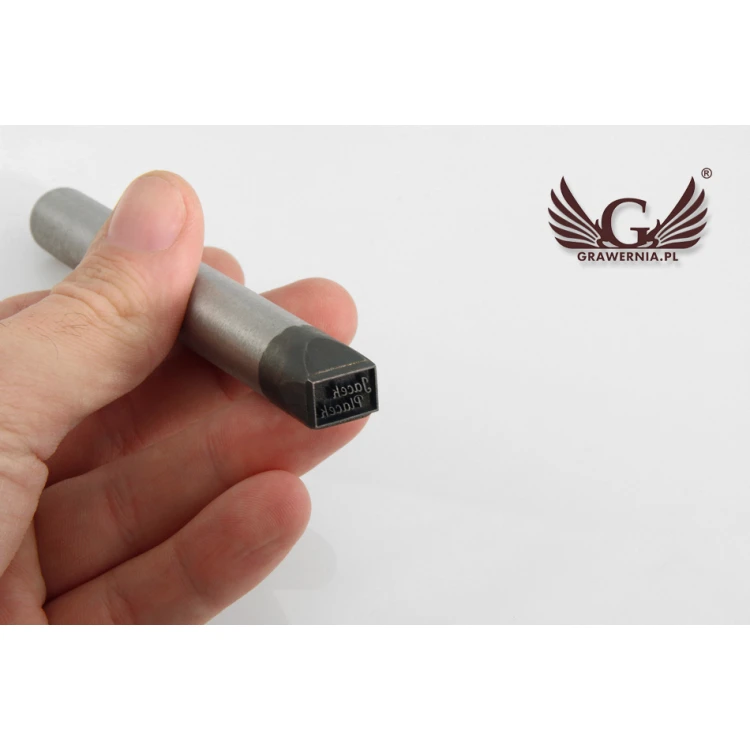 Stahlstempel zum Prägen in Metall - Abdruckgröße 11,53x7,8mm - LASER