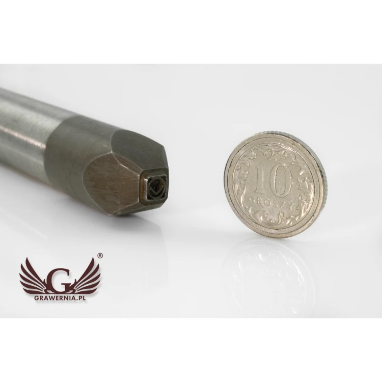 Stahlstempel zum Prägen in Metall - Abdruckdurchmesser 5mm - CNC061