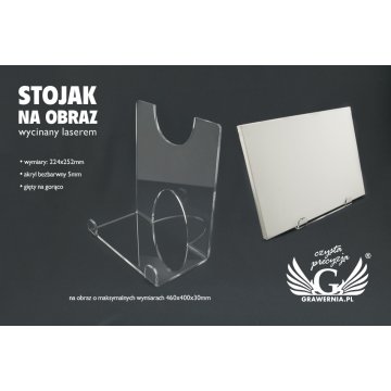 Akrylhalter für Bild - Abmessungen: 224x252mm