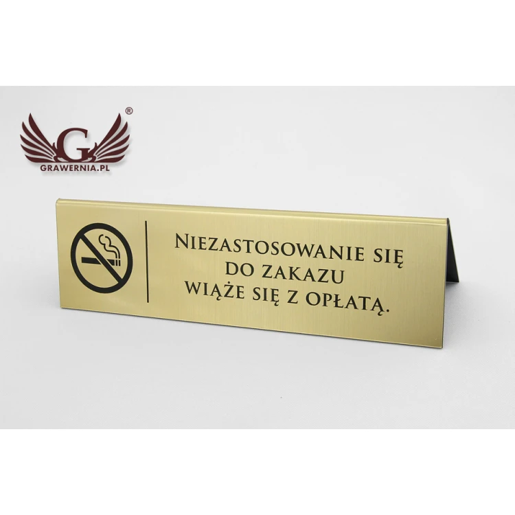 Tischständer - Rauchen verboten - Maße: 195x55mm - ST025