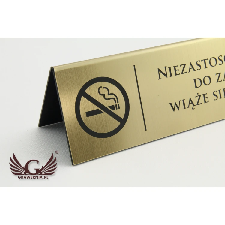 Tischständer - Rauchen verboten - Maße: 195x55mm - ST025