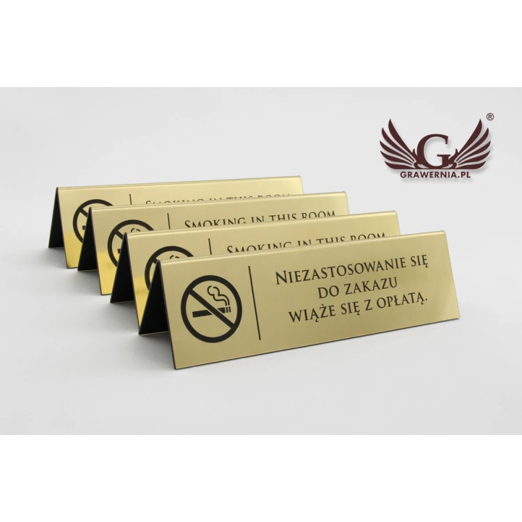 Tischständer - Rauchen verboten - Maße: 195x55mm - ST025