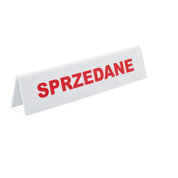 Ständer mit beliebigem Text - Abm. 210x50mm - PVC - ST036