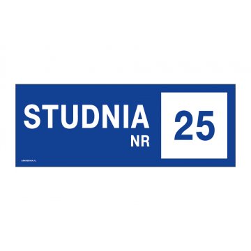 Brunnen - Informationsplatte - Abm. 400x150mm - PVC - UV-Druck - TAB230