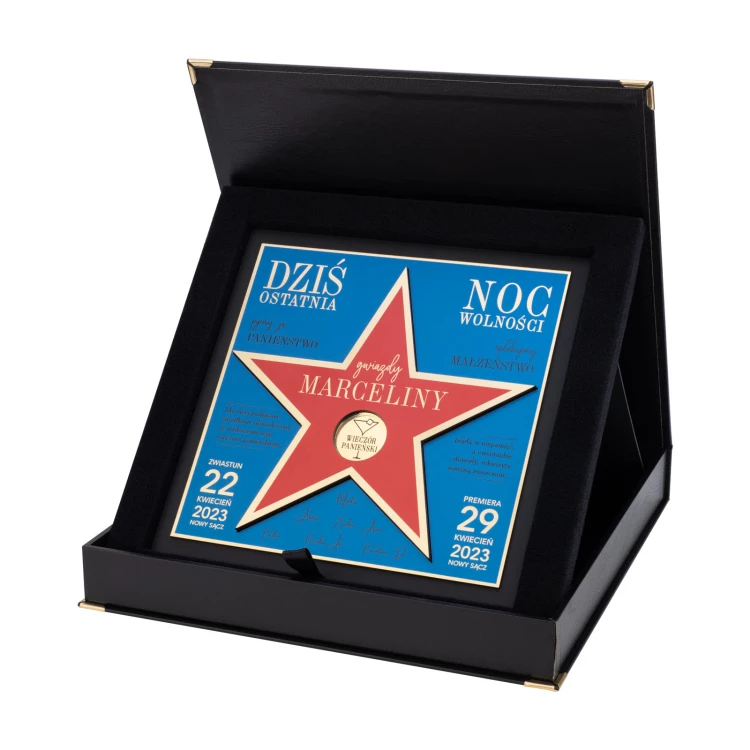 Stylischer Junggesellinnenabschied-Diplom - Quadrat - Digitaler UV-Druck - DUV103