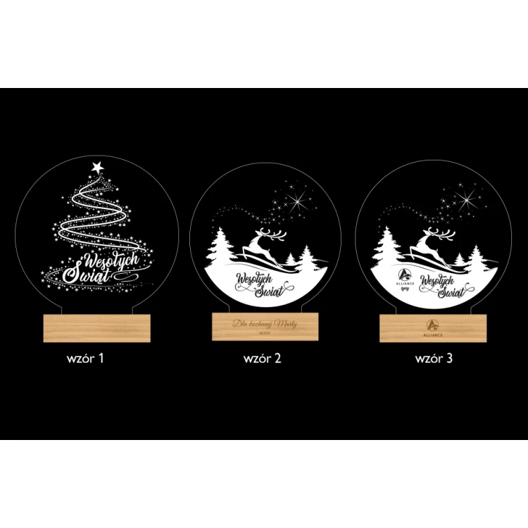 Weihnachts-LED-Lampe RGB mit Fernbedienung - L3D002