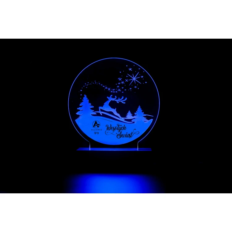 Weihnachts-LED-Lampe RGB mit Fernbedienung - L3D002