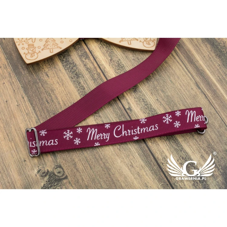 Weihnachtsfliege mit Lasergravur - Winter - MDR039