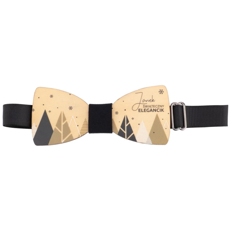 Holzfliege Weihnachten - Weihnachtlicher Eleganz - Größe 105x45mm - MDR064