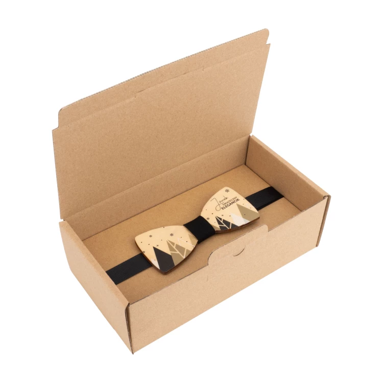 Holzfliege Weihnachten - Weihnachtlicher Eleganz - Größe 105x45mm - MDR064