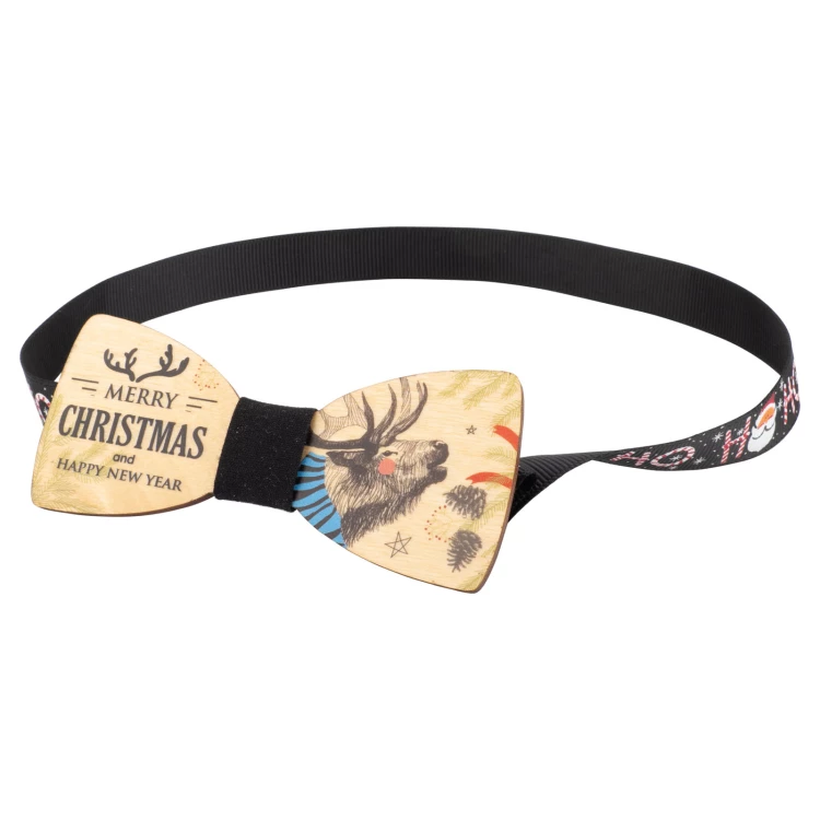 Holzfliege - Rentier - Größe 105x45mm - MDR067