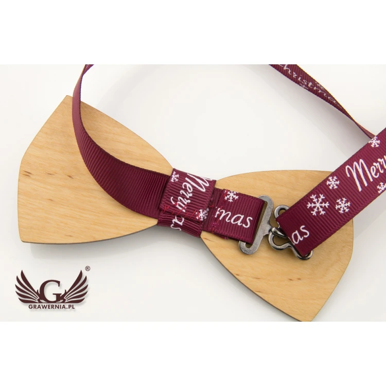 Weihnachtsfliege mit UV-Druck - Schneemänner - MDR033