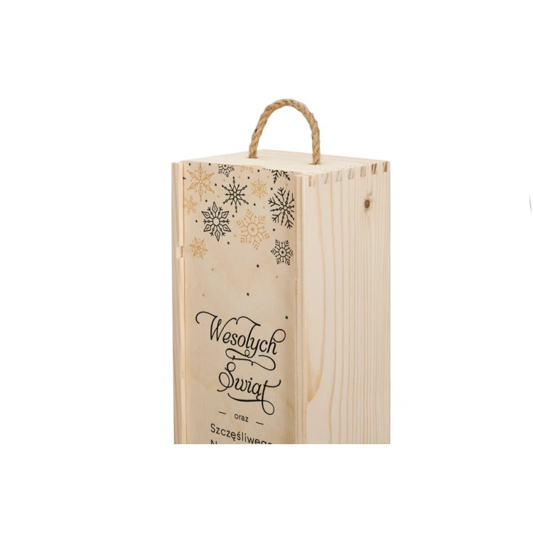 Weihnachtsbox für Alkohol - UV-Digitaldruck - SK060