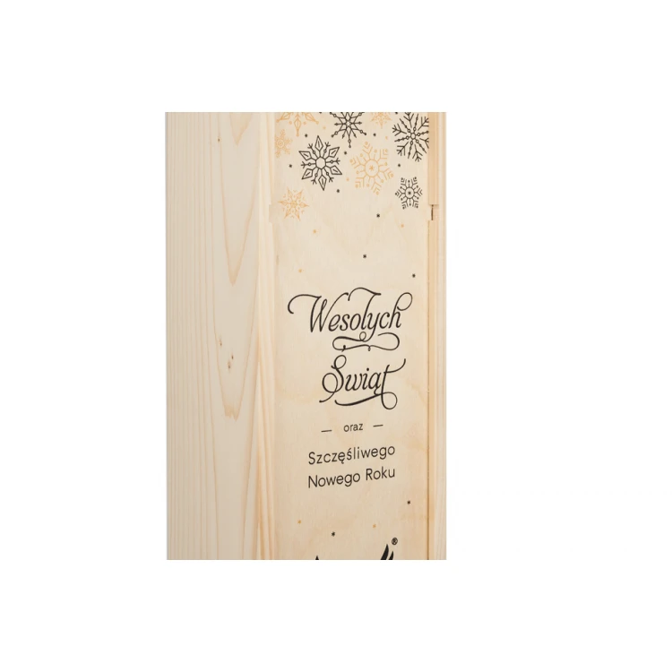 Weihnachtsbox für Alkohol - UV-Digitaldruck - SK060