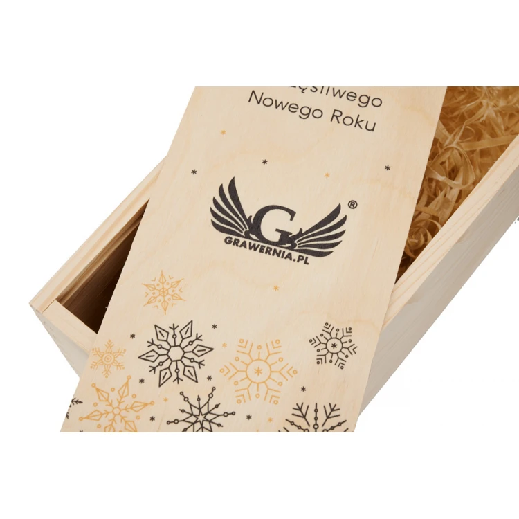 Weihnachtsbox für Alkohol - UV-Digitaldruck - SK060