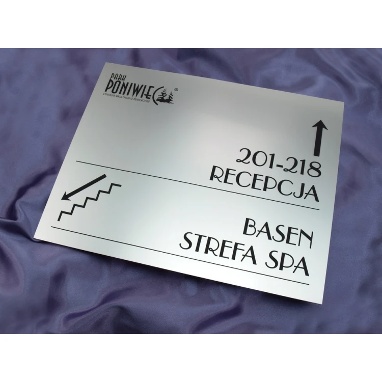 Schildsystem - grafische Gestaltung von Schildern und Plaketten für Hotel, Büro, Restaurant - SZ177