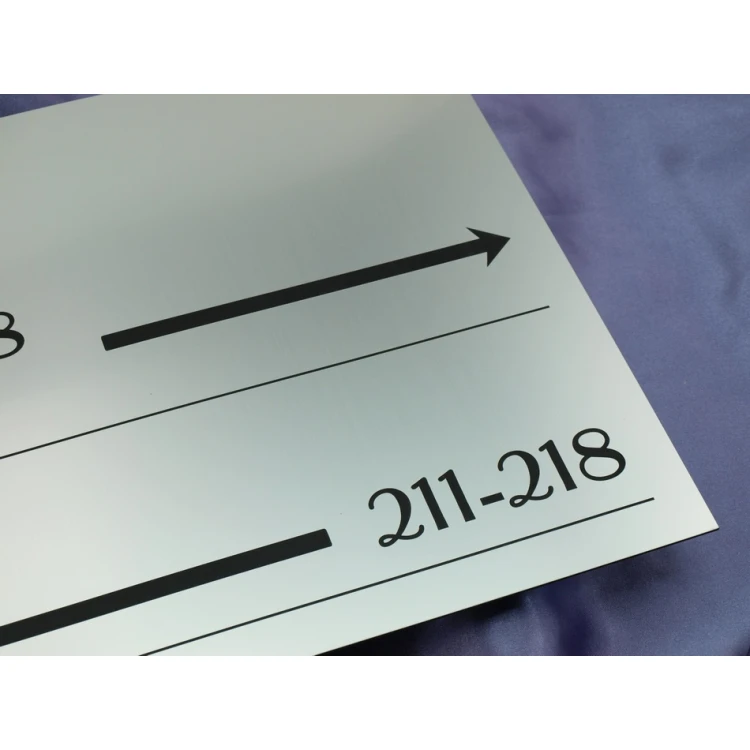 Schildsystem - grafische Gestaltung von Schildern und Plaketten für Hotel, Büro, Restaurant - SZ177