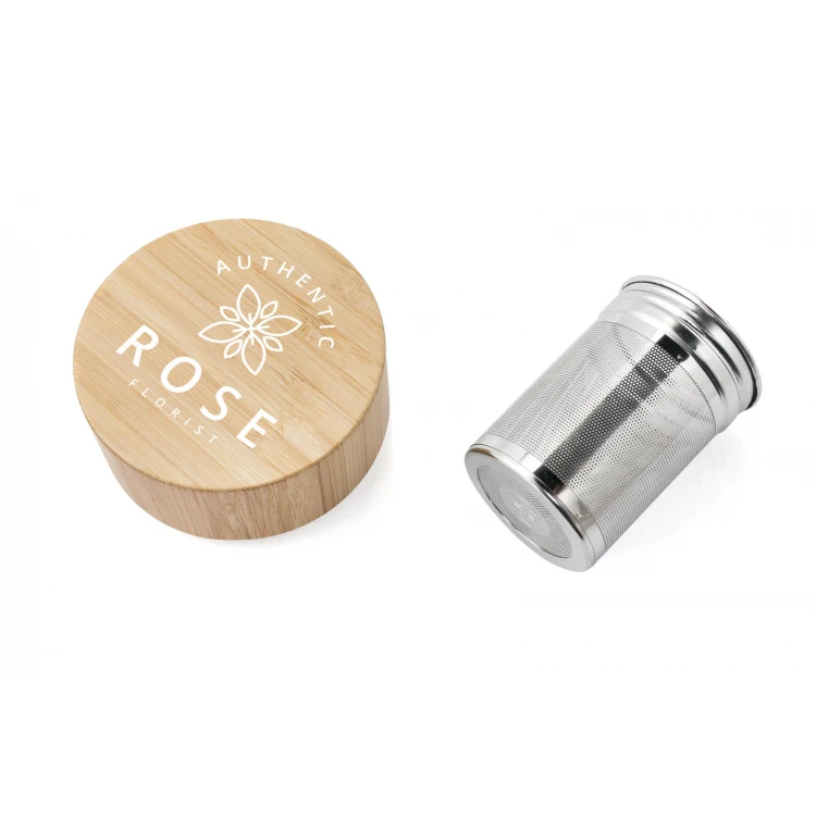 Glasflasche mit Teekanne und Gravur auf dem Deckel - Porto - 600ml - BUT012