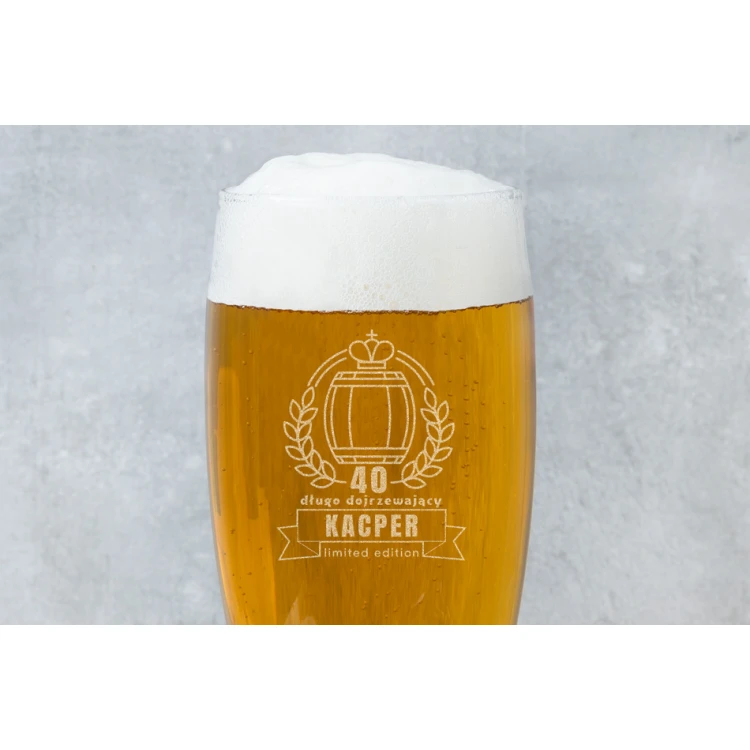 Bierglas mit Gravur - Lange Reifung - SP008