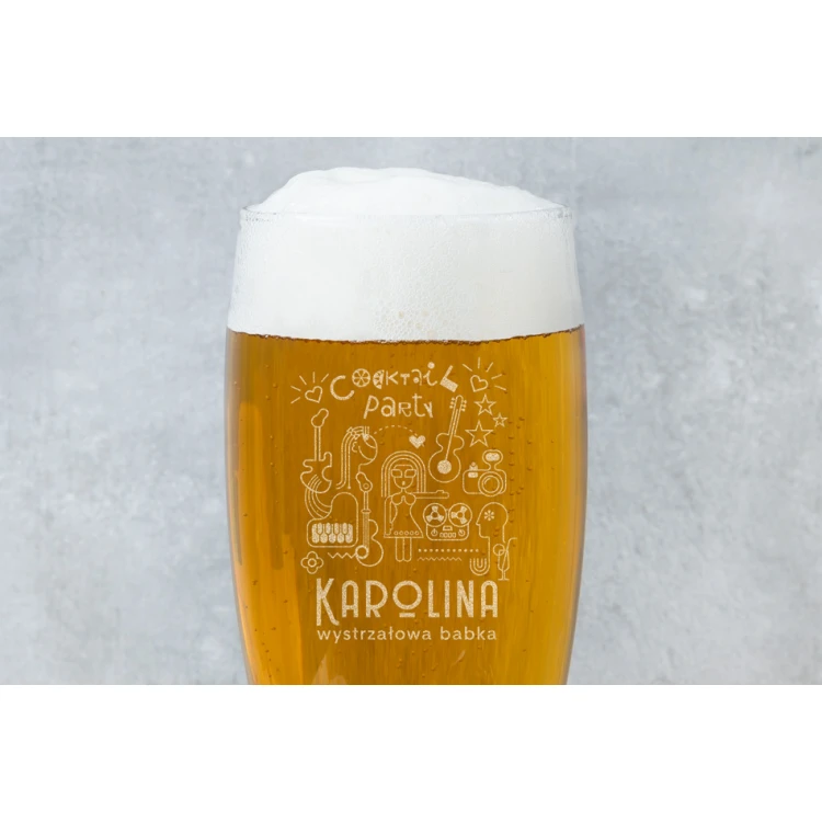 Bierglas mit Gravur für Frauen - tolle Oma - SP029