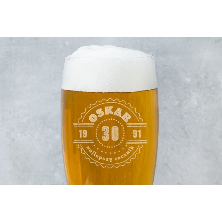 Bierglas mit Gravur - Bester Jahrgang - SP013
