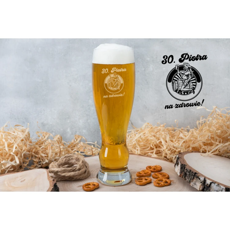 Bierglas mit Gravur - Zum Wohl - SP035