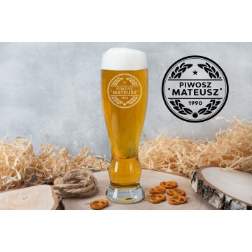 Bierglas mit Gravur - Bierliebhaber - SP010