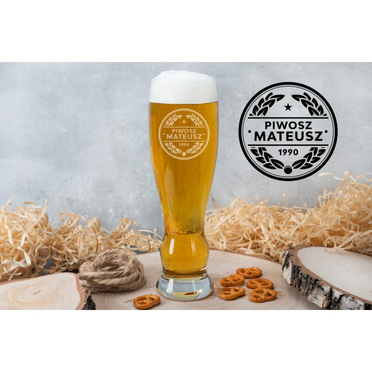 Bierglas mit Gravur - Bierliebhaber - SP010