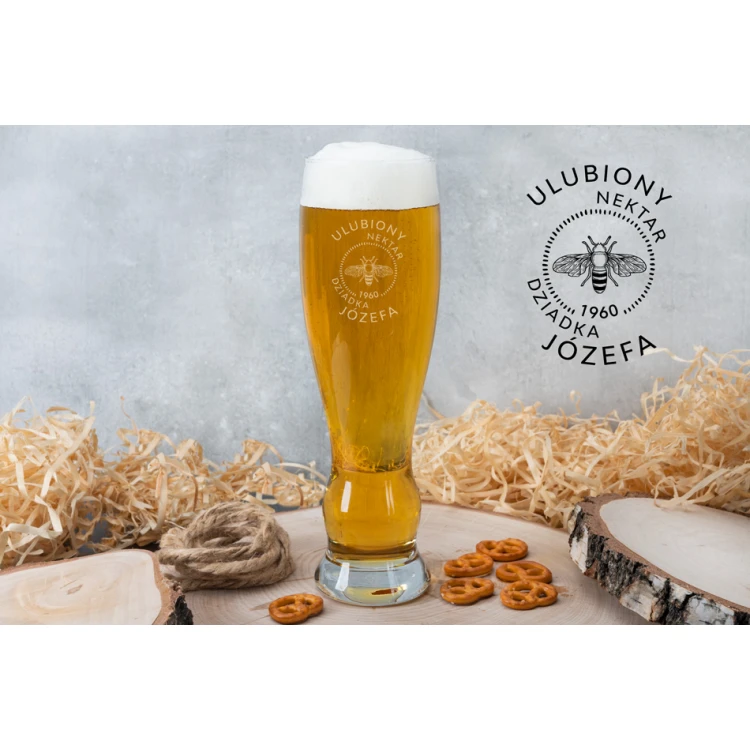 Bierglas mit Gravur - Opa's Lieblingsnektar - SP004