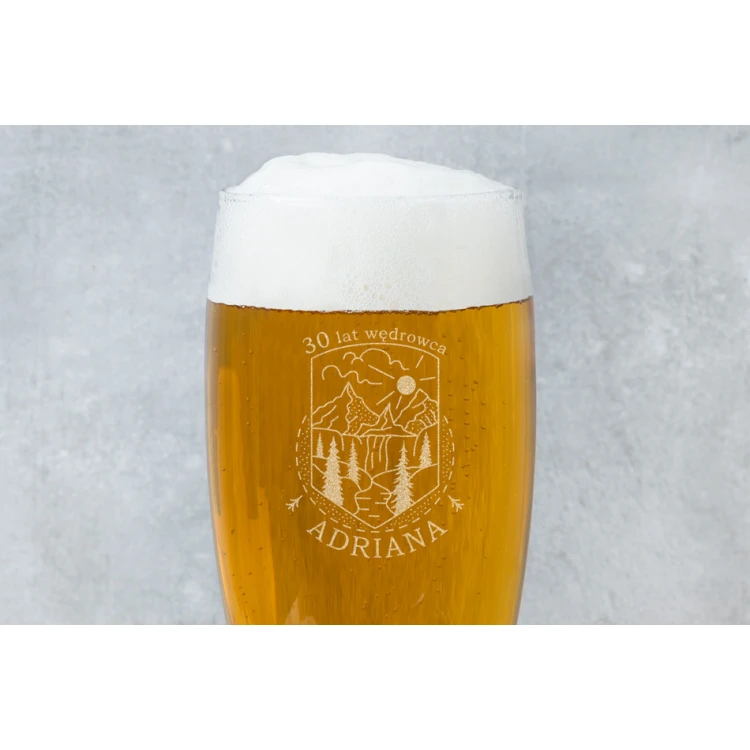 Bierglas mit Gravur - Wanderer - SP038