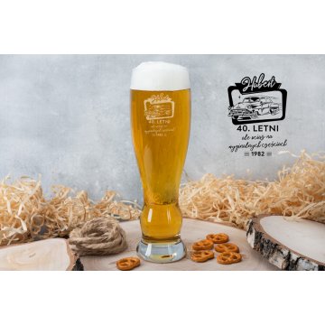 Bierglas mit Gravur - Immer auf Achse - SP042