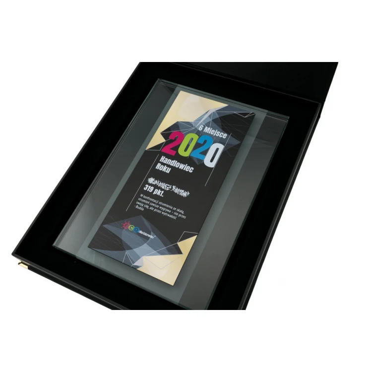Glas Anerkennungsurkunde - Digitaler UV-Druck - DUV056