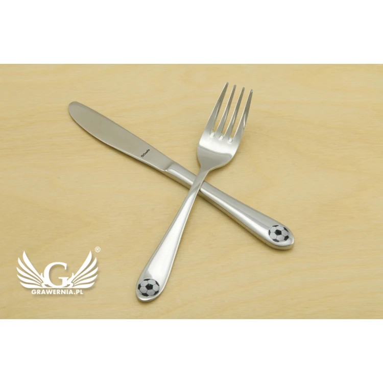 Amefa Footie Besteck mit Gravur - 3-teiliges Set für Kinder - ZSZ013