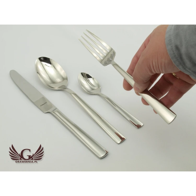 Amefa Moderno Besteck mit individueller Gravur - Exklusives 24-teiliges Set - ZSZ009