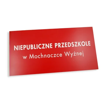 Rotes Schild für die Schule - SZ008 - Größe 450x230mm