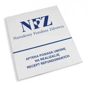 Schild für Apotheke - Größe 350x297mm