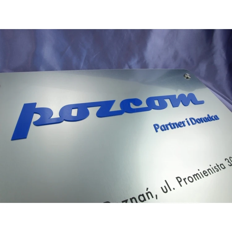 FIRMENSCHILD - silber - SZ059 - Abmessungen 500x300mm