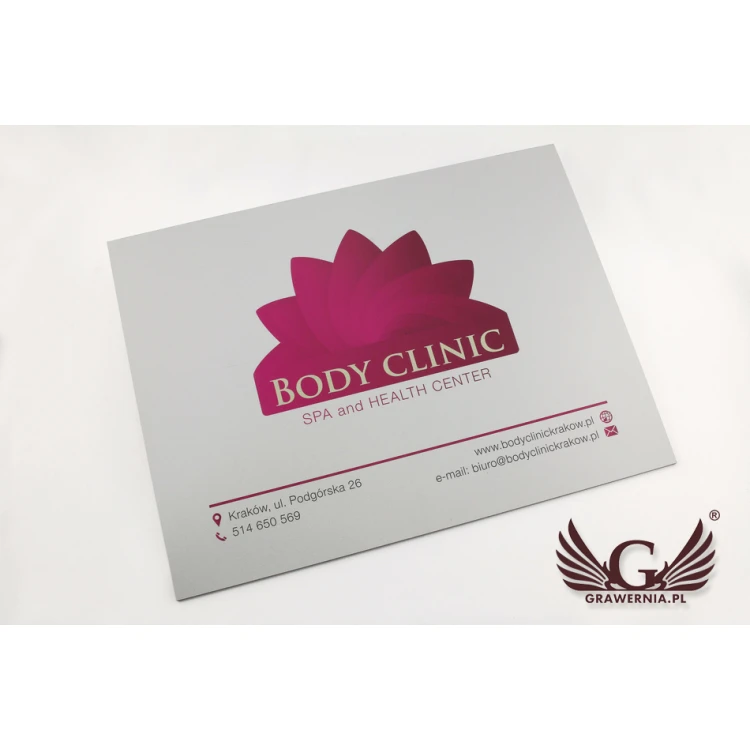 Firmenschild - Größe 400x300mm - DIBOND MATT 3mm - UV-Druck - SZUV011