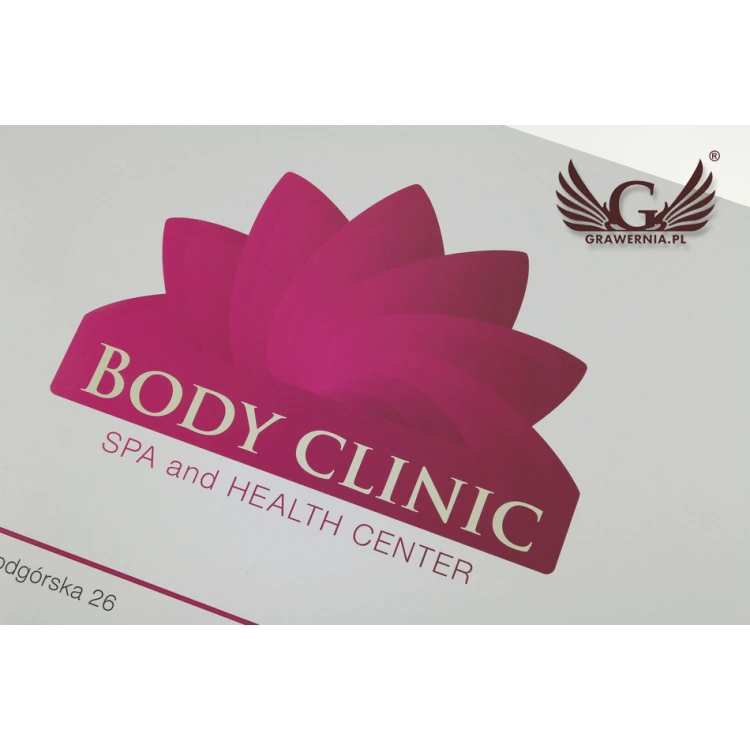 Firmenschild - Größe 400x300mm - DIBOND MATT 3mm - UV-Druck - SZUV011