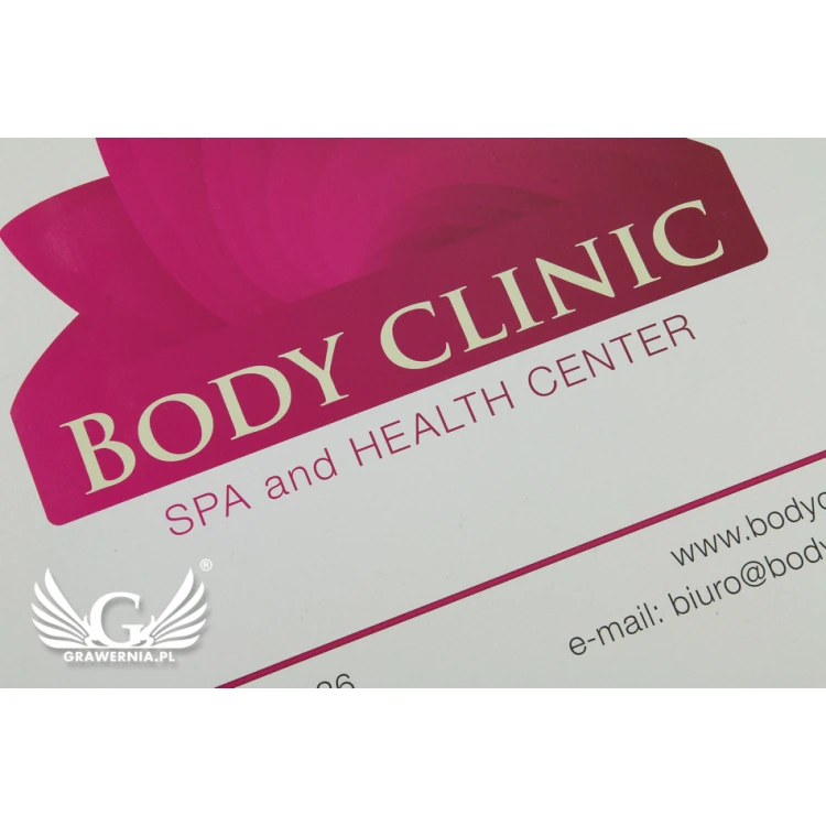 Firmenschild - Größe 400x300mm - DIBOND MATT 3mm - UV-Druck - SZUV011