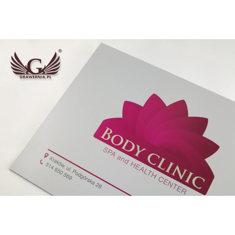 Firmenschild - Größe 400x300mm - DIBOND MATT 3mm - UV-Druck - SZUV011