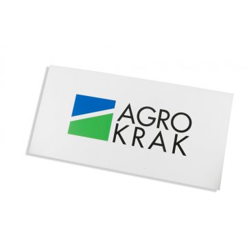 Firmenschild mit farbigem Logo - Größe 300x150mm - UV-DRUCK - SZUV006
