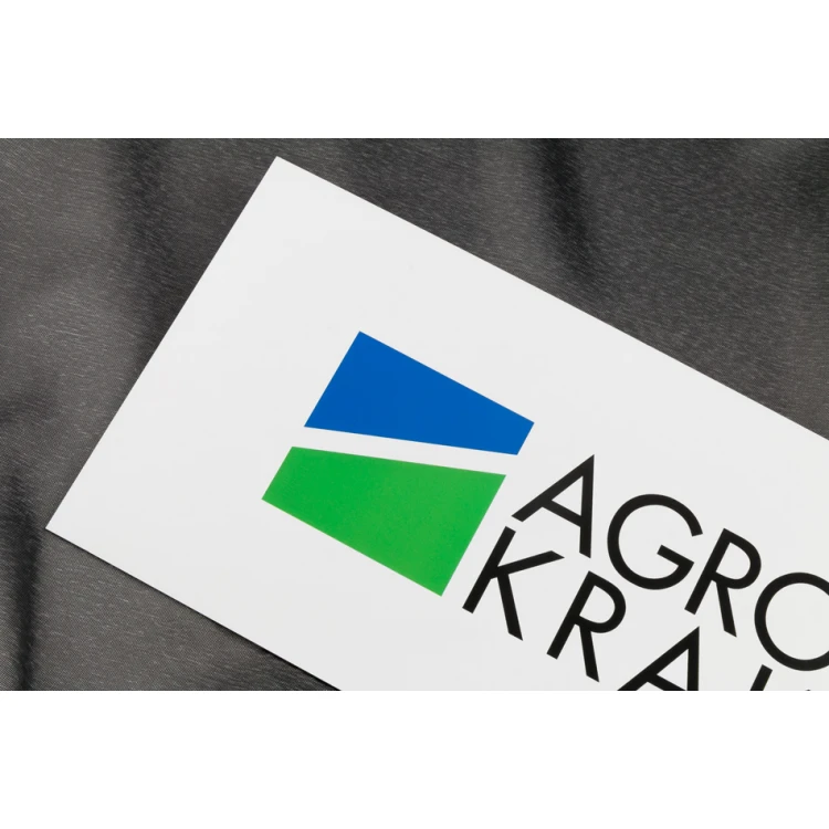 Firmenschild mit farbigem Logo - Größe 300x150mm - UV-DRUCK - SZUV006