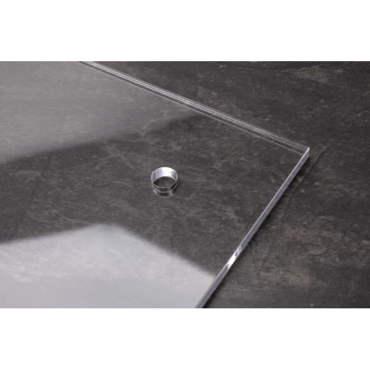 Firmenschild aus transparentem Plexiglas - UV-Druck - Abm. 192x192mm - SZ173