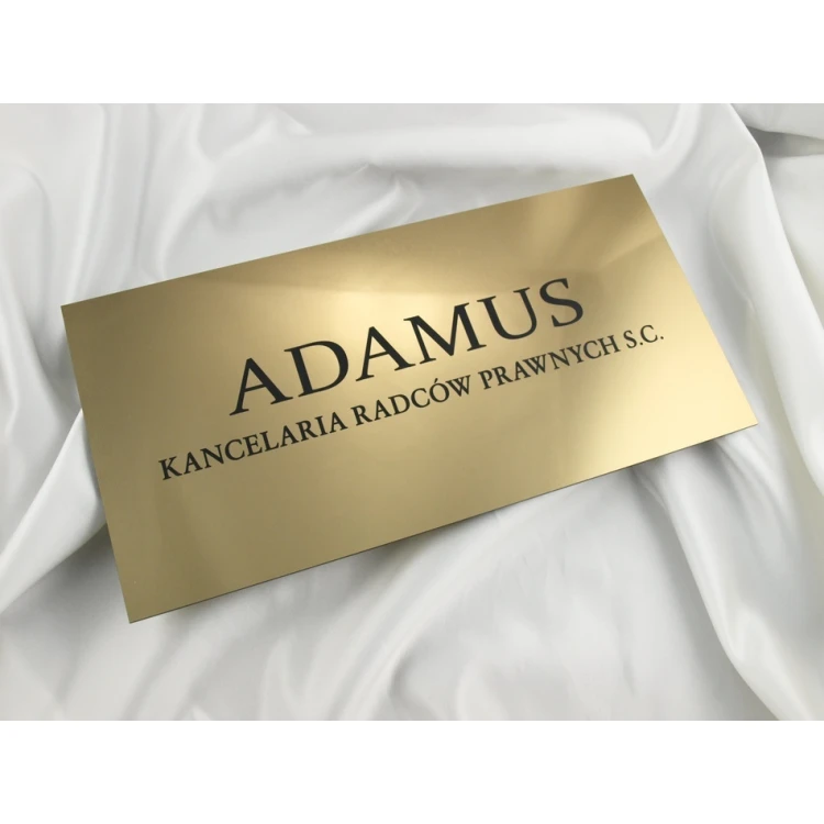 SCHILD ANWALTSKANZLEI - gold - SZ034 - Größe 40x20cm
