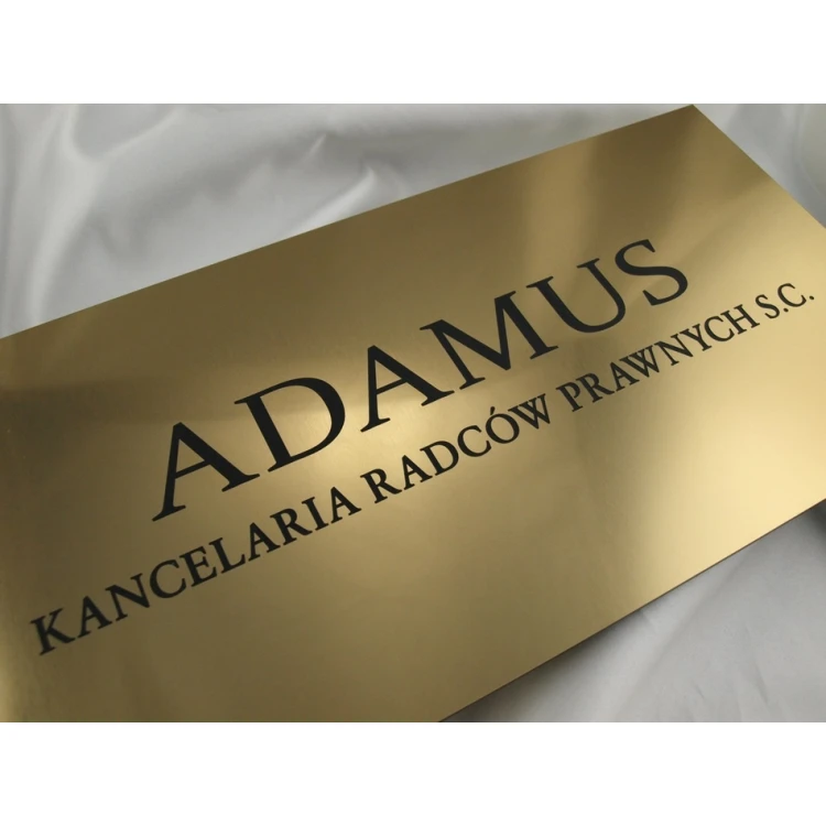 SCHILD ANWALTSKANZLEI - gold - SZ034 - Größe 40x20cm