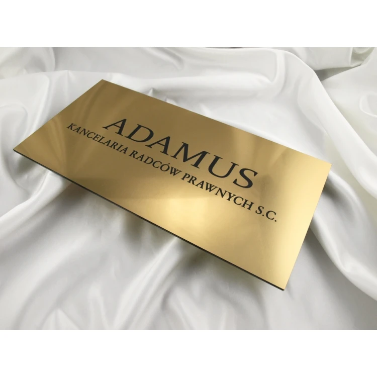 SCHILD ANWALTSKANZLEI - gold - SZ034 - Größe 40x20cm
