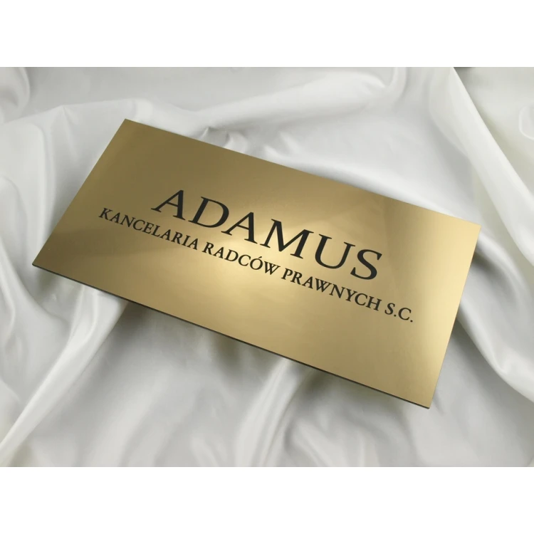 SCHILD ANWALTSKANZLEI - gold - SZ034 - Größe 40x20cm